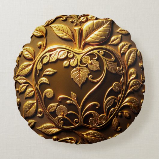 Aplle Rond Kussen (Voorkant)