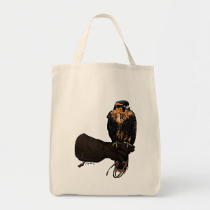 Aplomado Falcon over handschoen Tote Bag