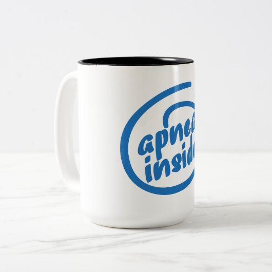 Apnée à l'intérieur de Mug (Devant gauche)