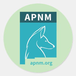 APNM-stickers Ronde Sticker