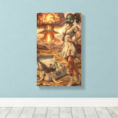 Apocalyps Canvas Afdruk (Insitu (Houten vloer))