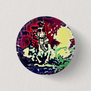 Apocalyps Ronde Button 3,2 Cm