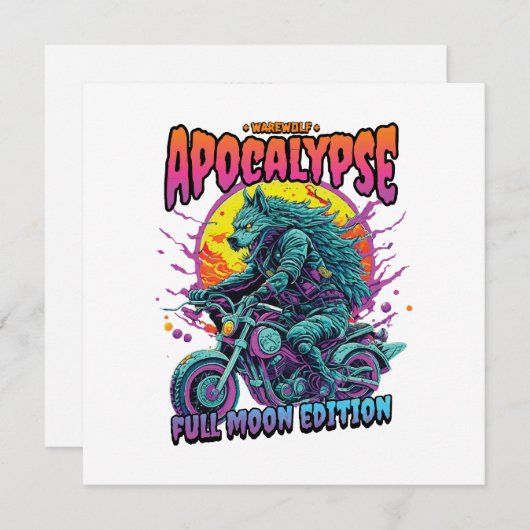 Apocalyps van de Warenwolf (Voorkant / Achterkant)