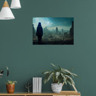 Apocalyps Verloren Beschaving Toekomst Dystopisch  Poster