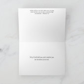 Apocalypse 21:4 Carte de Sympathie (Intérieur)