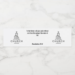 Apocalypse 21:6 Étiquette d'eau