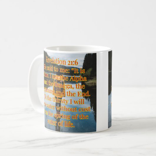 Apocalypse 21:6 Mug classique (Devant gauche)