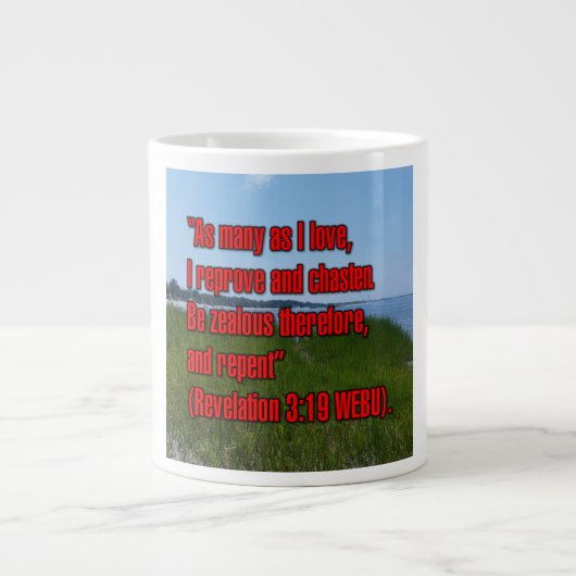 Apocalypse 3:19 WEBU Mug (Devant)