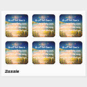 Apocalypse 7:17 Stickers de la Bible chrétienne (Feuille)