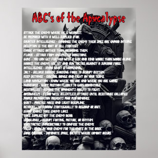 Apocalypse ABC's Poster