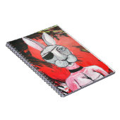Apocalypse Bunny Friend notebook Notitieboek (Rechterzijde)