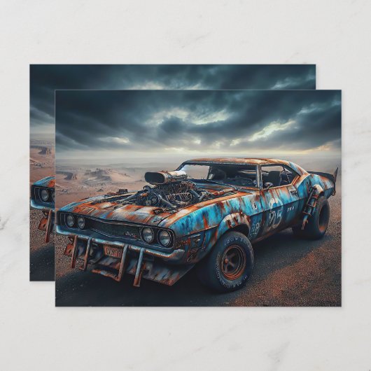 Apocalypse Classic Chevy Camaro Briefkaart (Voorkant / Achterkant)