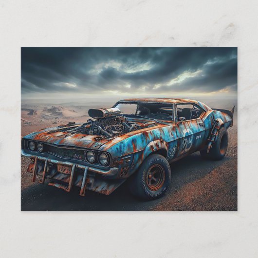 Apocalypse Classic Chevy Camaro Briefkaart (Voorkant)