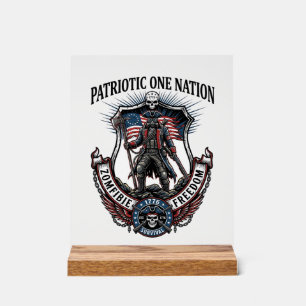 Apocalypse de Zombies Guerrier Patriotique Fou Rou