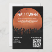 Apocalypse d'Halloween Invitation Couple de Zombie (Dos)