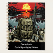 Apocalypse Survival Kit Personalized Planner (Voorkant)