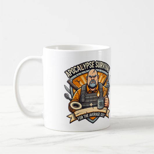 Apocalypse Survivante Café Mug (Gauche)