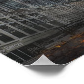 Apocalypse Tonight Burning City Poster (Hoek)