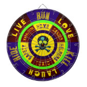 Apocalypse Zone - Live Laugh Love Run - Verbergen  Dartbord (Voorkant)