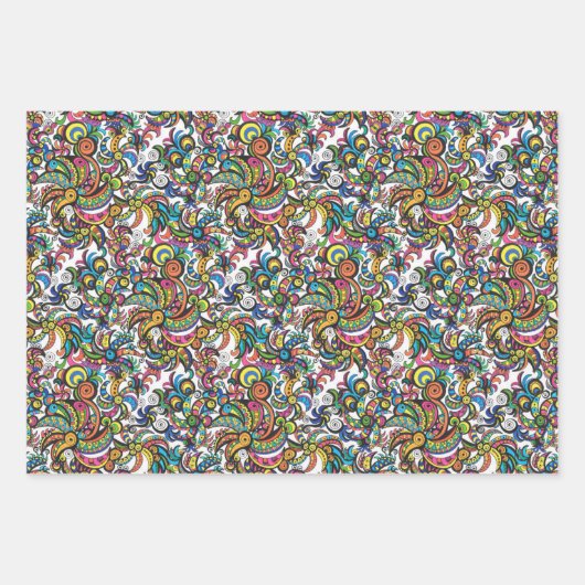 Apocalyptic Parrots Wrapping Paper (Voorkant 2)