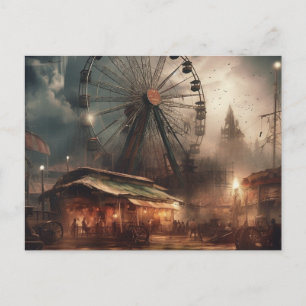 Apocalyptisch circus briefkaart