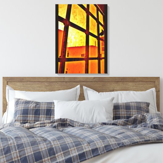 Apocalyptisch Uitzicht Canvas Afdruk (Insitu (Slaapkamer))