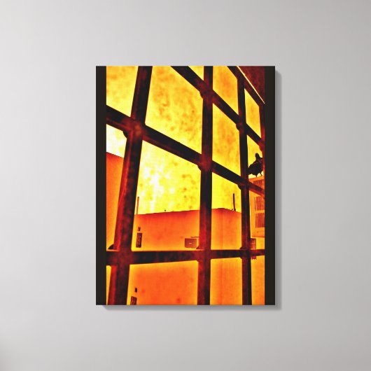 Apocalyptisch Uitzicht Canvas Afdruk (Voorkant)