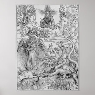 Apocalyptische scène poster