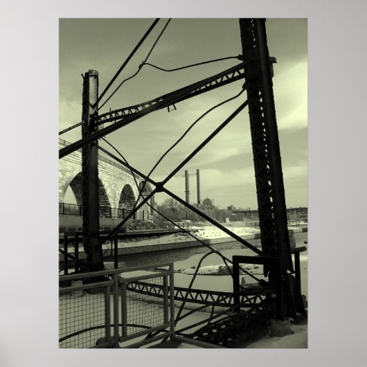 Apocalyptische scène poster (Voorkant)