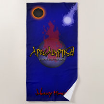 Apocalyptish strandhanddoek