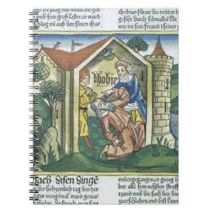 Apocrypha: Tobit is verblind door mousserende drup Notitieboek