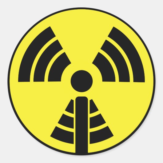 Apodcastalypse sticker! ronde sticker (Voorkant)