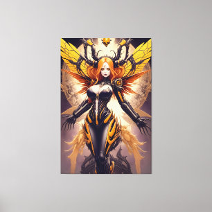 Apoidea - Queen Bee 004 Canvas Afdruk