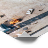 Apollo 10 over de lanceringspad poster (Hoek)