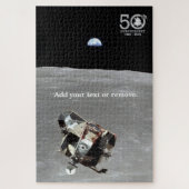 Apollo 11 50th Jubileum, Lunar Lander en Moon Legpuzzel (Verticaal)