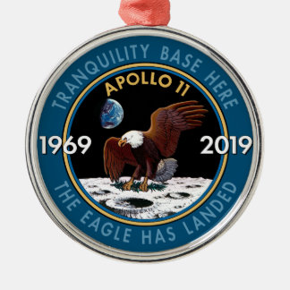 Apollo 11 50th Jubileum Mission Patch Insignia Metalen Ornament