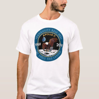 Apollo 11 50th Jubileum Mission Patch Insignia T-shirt