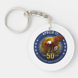 Apollo 11 50th Jubileum Starfield Moon Eagle - Sleutelhanger