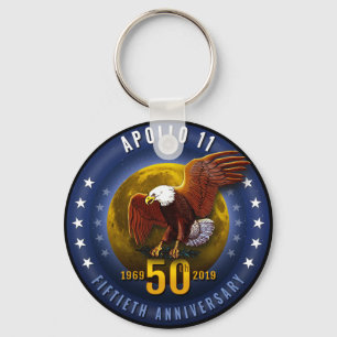 Apollo 11 50th Jubileum Starfield Moon Eagle - Sleutelhanger