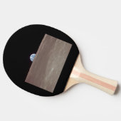 Apollo 11 afbeelding Aarde over de ledemaat van Mo Tafeltennisbatje (Zijkant)
