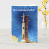 Apollo 11 computerkracht kaart (Gele Bloem)