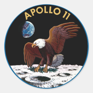 Apollo 11 insignia ronde sticker