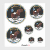 Apollo 11 insignia Sticker Pack (Vel)