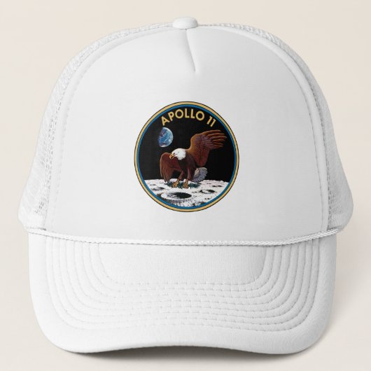 Apollo 11 insignia trucker pet (Voorkant)
