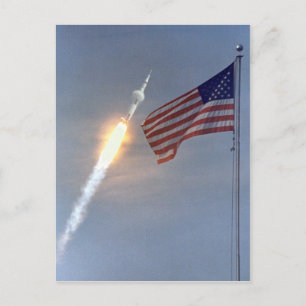 Apollo 11 lanceerkaart briefkaart