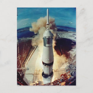 Apollo 11 lancering briefkaart