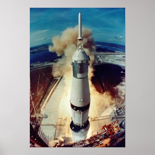 Apollo 11 Lift Off Poster (Voorkant)