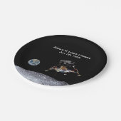 Apollo 11 Lunar Landing Papieren Bordje (Gekanteld)