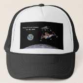 Apollo 11 Lunar Landing Trucker Pet (Voorkant)