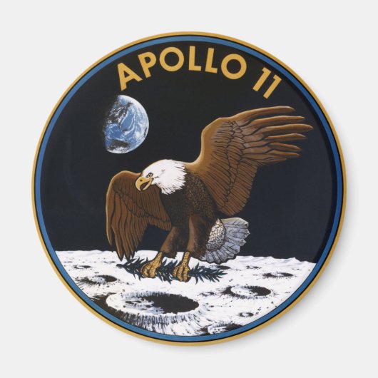 Apollo 11 magneet (Voorkant)